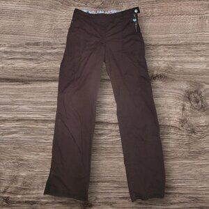Women's Medium Brown Scrubs Pants Nurse KOI with Charm - Good condition!